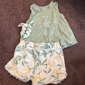 Jessica Simpson 4T set with scrunchie